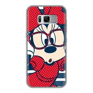 Эксклюзивный чехол для Samsung Galaxy S8 Plus, G955 (AlphaPrint - Мультяшные) (Маус в очках)
