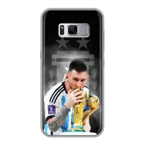 Чехлы для Samsung Galaxy S8 Plus, G955 (Leo чемпион) (AlphaPrint) (Месси Чемпион)