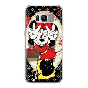 Чехол Disney Mouse Samsung Galaxy S8 Plus, G955 (PREMIUMPrint) (Минни peace)
