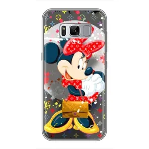 Чехол Disney Mouse Samsung Galaxy S8 Plus, G955 (PREMIUMPrint) (Minni с бантиком)