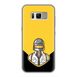 Чехол PUBG для Самсунг Галакси С8 Плюс G955 (AlphaPrint) (Пабг в шлеме)
