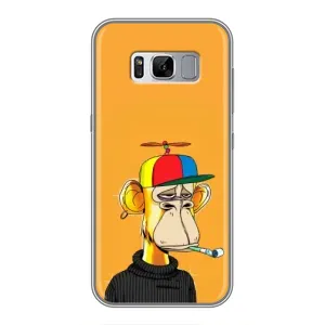 Чехлы с Обезьянами NFT для Samsung Galaxy S8 Plus, G955 (AlphaPrint) (Скучающая Обезьяна NFT)