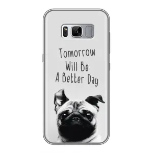 Чохли з собаками для Samsung Galaxy S8 Plus, G955 (VPrint) (Смішний Мопс)