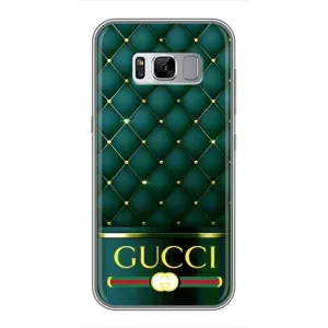 Чехлы ГУЧЧИ для Самсунг Галакси С8 Плюс G955 (AlphaPrint) (Текстура Гуччи)
