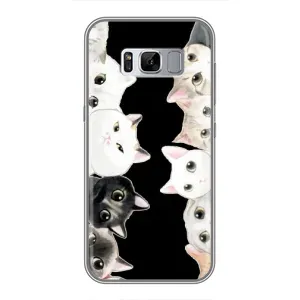 Чохол на Самсунг Галаксі S8 Плюс G955 з Котиками (VPrint) (Погляд котиків)