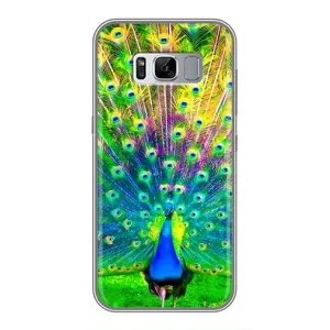 Чохол з пташками на Samsung Galaxy S8 Plus, G955 (VPrint) (Яскравий Павлин)