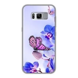 Чехлы с Цветами для Samsung Galaxy S8, G950 (VPrint) (Бабочка на цветочке)