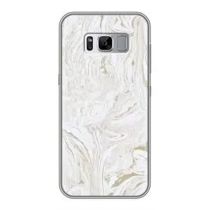 Мраморний чехол на Samsung Galaxy S8, G950 (VPrint) (Білий мрамор)