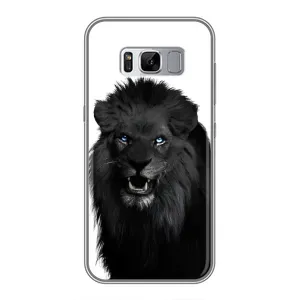 Чохли з картинкою животних Samsung Galaxy S8, G950 (Чорний ЛЕВ)