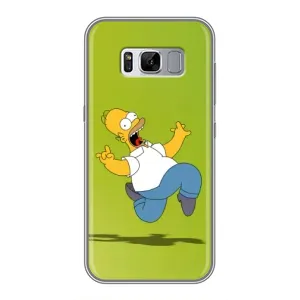 Чехол с Симпсонами для Samsung Galaxy S8, G950 (VPrint) (Гомер Симпсон)