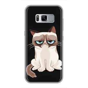 Чохол з принтом для Samsung Galaxy S8, G950 (AlphaPrint) Модні коти (Сумний кіт)