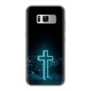 Чехол для Samsung Galaxy S8, G950 (AlphaPrint) - (Христианские) (Крест и город)