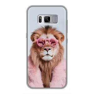 Чохол з принтом стильні тварини для Samsung Galaxy S8, G950 (Лев в окулярах)