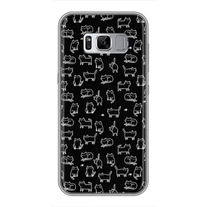 Чохол з принтом для Samsung Galaxy S8, G950 (AlphaPrint) Модні коти (Маленькі котики)