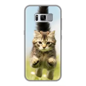 Чохли з Котиками для Samsung Galaxy S8, G950 (VPrint) (Прижок кота)