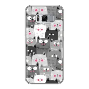 Чохли з Котиками для Samsung Galaxy S8, G950 (VPrint) (Мальовані котики)