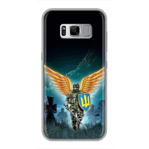 Чехлы с картинкой ЗСУ для Samsung Galaxy S8, G950 (AlphaPrint) (Солдат ЗСУ)