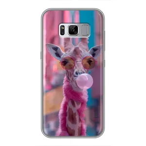 Чохол з принтом стильні тварини для Samsung Galaxy S8, G950 (Стильна жирафа)
