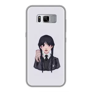 Чехлы Венсдей на Samsung Galaxy S8, G950 Уэнсдей (AlphaPrint) (Уэнздей и Вещь)