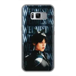 Чехлы Венсдей на Samsung Galaxy S8, G950 Уэнсдей (AlphaPrint) (Уэнздей кошка)