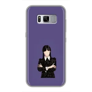 Чехлы Венсдей на Samsung Galaxy S8, G950 Уэнсдей (AlphaPrint) (Уэнздей в черном)