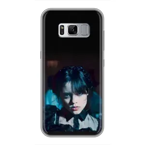 Чехлы Венсдей на Samsung Galaxy S8, G950 Уэнсдей (AlphaPrint) (взгляд Уэнздей)