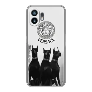 Чехлы VERSACE для Самсунг Галакси ИксКовер7 Про (PREMIUMPrint) (Доберман Версаче)