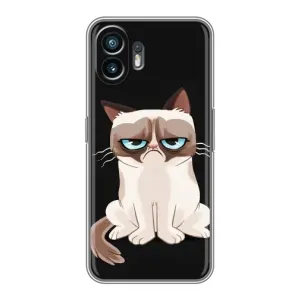 Чохол з принтом для Samsung Galaxy XCover7 Pro (AlphaPrint) Модні коти (Сумний кіт)
