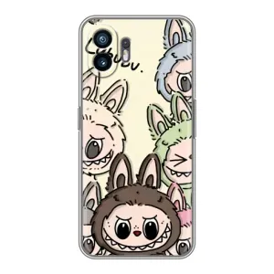 Чехол с Лабубу на Samsung Galaxy XCover7 Pro (Золотая обезьяна Bored Ape)