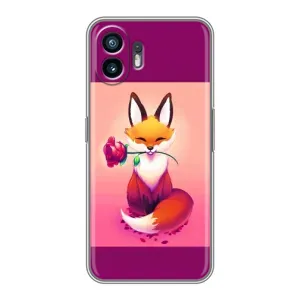Чохли з картинкою Лисичка для Samsung Galaxy XCover7 Pro (VPrint) (Лиса з трояндою)
