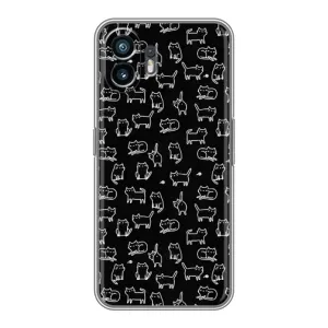 Чохол з принтом для Samsung Galaxy XCover7 Pro (AlphaPrint) Модні коти (Маленькі котики)