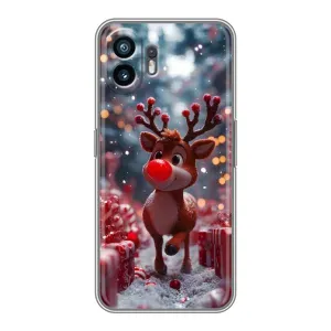 Яркий чехол для Samsung Galaxy XCover7 Pro с Зимними Оленятами (Олень среди подарков)