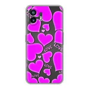 Чехлы для любимой на Самсунг Галакси ИксКовер7 Про (VPrint) (Pink hearts)