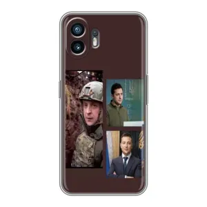 Чехол для Samsung Galaxy XCover7 Pro (AlphaPrint - с принтом Зеленского) (Президент)