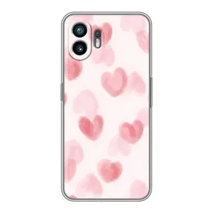 Чохол з розовим принтом для Samsung Galaxy XCover7 Pro (Рожеві сердечки)