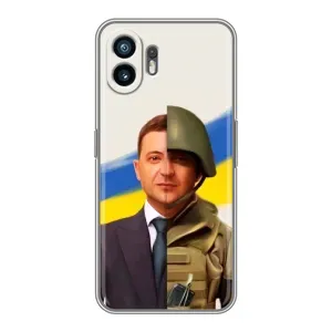 Чехол для Samsung Galaxy XCover7 Pro (AlphaPrint - с принтом Зеленского) (Зеленский солдат)