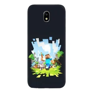 Чохол Майнкрафт на Samsung Galaxy J5 2017, (J530F европейская версия) (AlphaPrint) Minecraft (персонажі Minecraft)