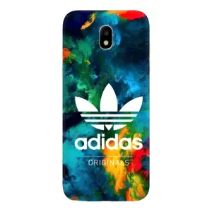 Чохли Адидас для Samsung Galaxy J5 2017, (J530F европейская версия) (AlphaPrint) (Яскравий Адідас)