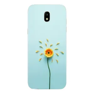 Чехлы с Цветами для Samsung Galaxy J5 2017, (J530F европейская версия) (VPrint) (Желтый цветок)