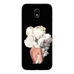 Чехлы (ART) Цветы на Samsung Galaxy J7 2017 (J730F европейская версия) (VPrint) (Белые цветы)