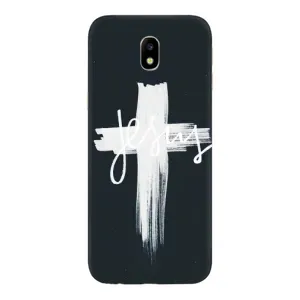 Чехол для Samsung Galaxy J7 2017 (J730F европейская версия) (AlphaPrint) - (Христианские) (Иисус)