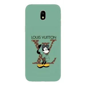 Чехлы Луи Витон для Samsung Galaxy J7 2017 (J730F европейская версия) (AlphaPrint - LOUIS VUITTON) (Микки Маус LV)