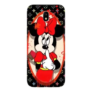 Чехол Disney Mouse Samsung Galaxy J7 2017 (J730F европейская версия) (PREMIUMPrint) (Минни Маус ЛВ)