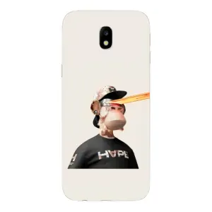 Чехлы с Обезьянами NFT для Samsung Galaxy J7 2017 (J730F европейская версия) (AlphaPrint) (обезьяна NFT в очках)