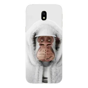 Чехлы с Обезьянами NFT для Samsung Galaxy J7 2017 (J730F европейская версия) (AlphaPrint) (обезьяна NFT в тату)