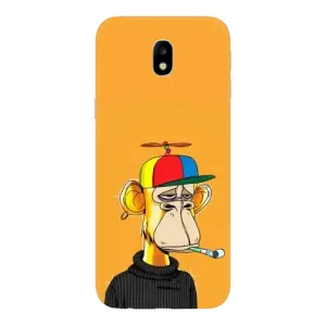 Чехлы с Обезьянами NFT для Samsung Galaxy J7 2017 (J730F европейская версия) (AlphaPrint) (Скучающая Обезьяна NFT)
