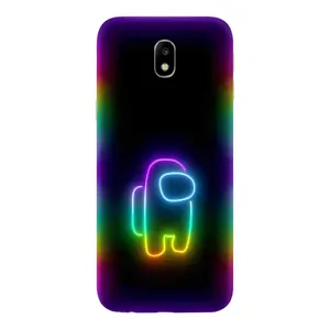 Чохли Амонг Ас для Samsung Galaxy J7 2017 (J730F европейская версия) (AlphaPrint) (Яскравий скін)