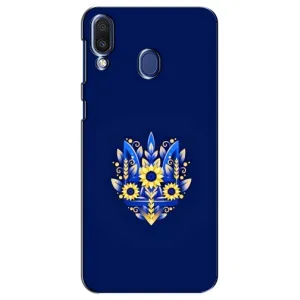 Чехлы для Samsung Galaxy M20 (M205) Укр. Символика (AlphaPrint) (Цветочный Герб)