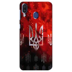 Украинские Чехлы для Samsung Galaxy M20 (M205) с картинкой УПА (AlphaPrint) (ГЕРБ УПА)