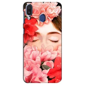 Чехлы (ART) Цветы на Samsung Galaxy M20 (M205) (VPrint) (Очі в квітах)
